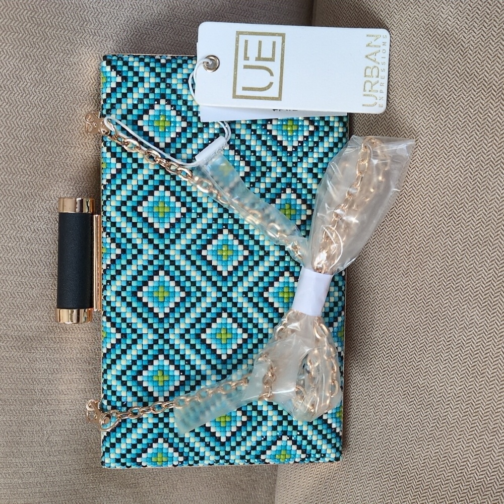 Urban Expressions Bora Bora Evening Bag In Turquoise
